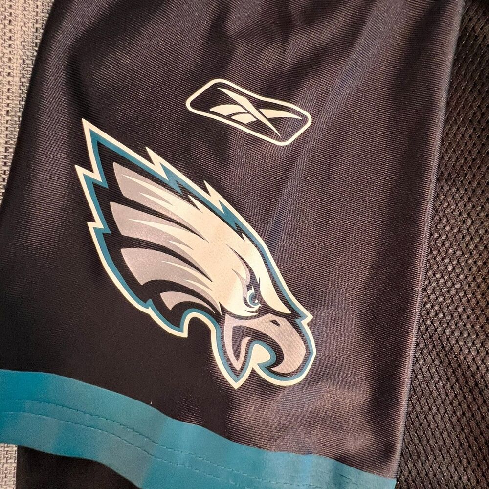 Philadelphia Eagles McNabb #5 Jersey Reebok XL Black Alt Y2K Tailgate Blokecore - Picture 4 of 10